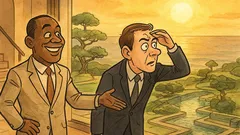 Piada: Um ministro português recebe um angolano