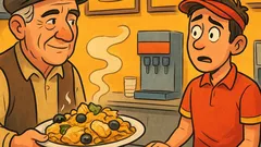 Piada: Manoel entra no restaurante e pergunta...